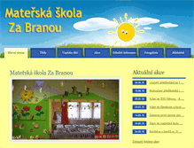 Tablet Screenshot of mszabranou.mestopacov.cz